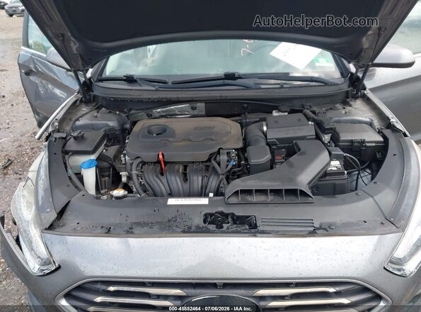 5NPE24AF6JH694983 2018 HYUNDAI SONATA Gray Հետևի տեսք