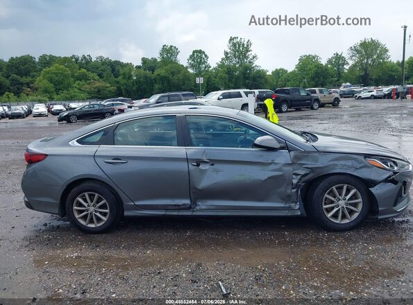 5NPE24AF6JH694983 2018 HYUNDAI SONATA Gray Սալոնի հետևի տեսք