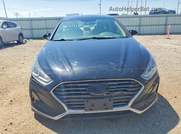 5NPE24AF6KH817179 2019 HYUNDAI SONATA Black Vista frontal