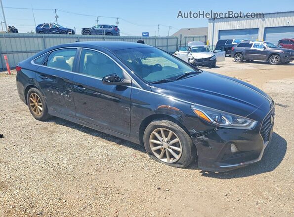 5NPE24AF6KH817179 2019 HYUNDAI SONATA Black Delantero derecho