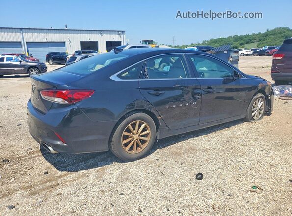5NPE24AF6KH817179 2019 HYUNDAI SONATA Black Trasero derecho