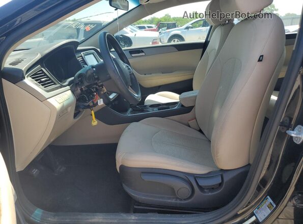 5NPE24AF6KH817179 2019 HYUNDAI SONATA Black 