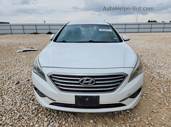 5NPE24AF7GH273900 2016 HYUNDAI SONATA White Դիմացի տեսք