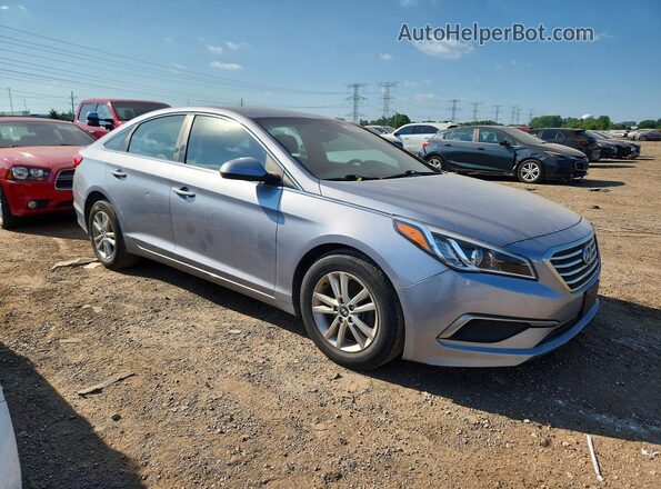 5NPE24AF7GH274643 2016 HYUNDAI SONATA Серый Передняя правая четверть