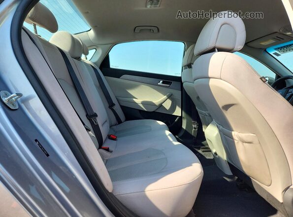 5NPE24AF7GH274643 2016 HYUNDAI SONATA Серый Вид задних сидений