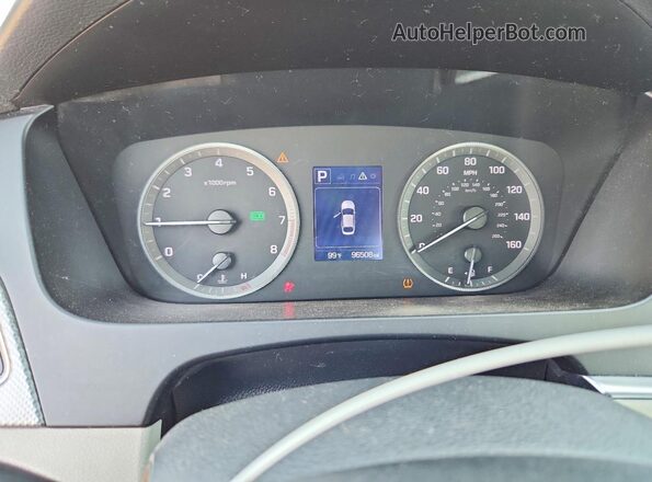 5NPE24AF7GH274643 2016 HYUNDAI SONATA Серый Вид щитка приборов