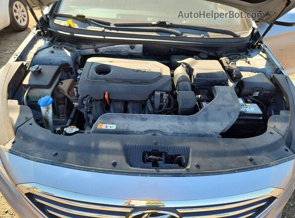 5NPE24AF7GH274643 2016 HYUNDAI SONATA Серый Вид задней части салона