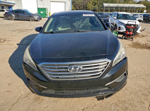 5NPE24AF7GH292768 2016 HYUNDAI SONATA Black Front view