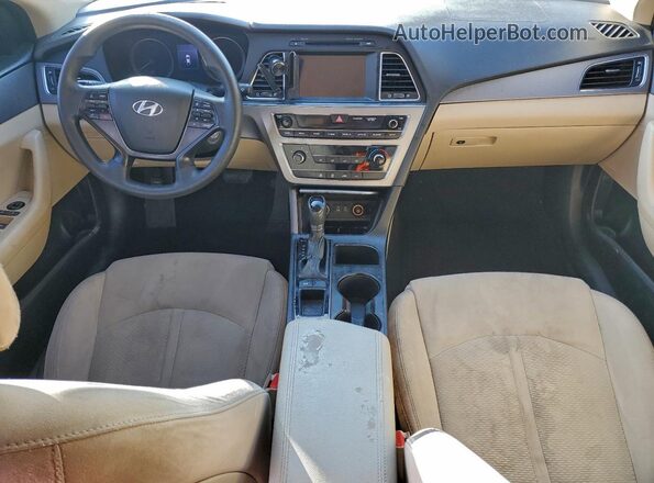 5NPE24AF7GH292768 2016 HYUNDAI SONATA Black Dashboard view