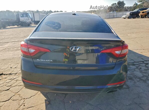 5NPE24AF7GH292768 2016 HYUNDAI SONATA Black Rear view