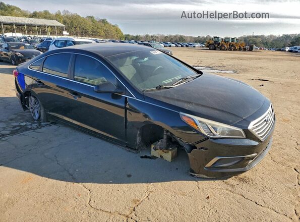 5NPE24AF7GH292768 2016 HYUNDAI SONATA Black Front right