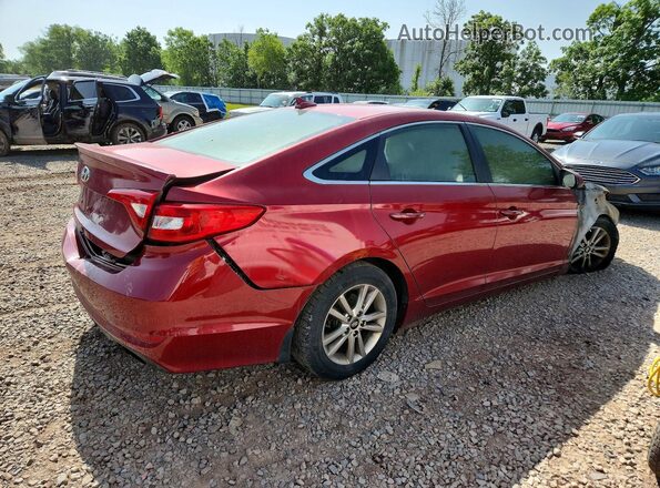5NPE24AF7GH293600 2016 HYUNDAI SONATA Red Հետևի աջ