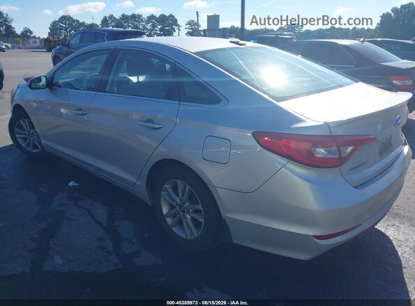 5NPE24AF7GH308628 2016 HYUNDAI SONATA Silver Հետևի ձախ