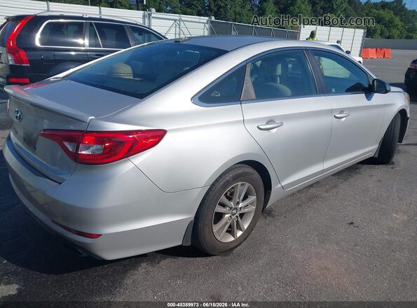 5NPE24AF7GH308628 2016 HYUNDAI SONATA Silver Հետևի աջ