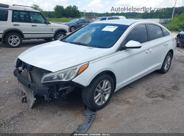 5NPE24AF7GH353696 2016 HYUNDAI SONATA White Przód lewy