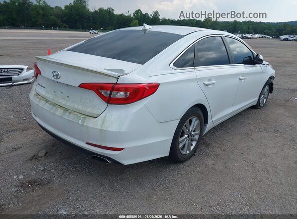 5NPE24AF7GH353696 2016 HYUNDAI SONATA White Tył prawy