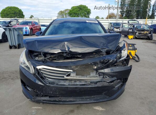 5NPE24AF7GH402069 2016 HYUNDAI SONATA Black წინა ხედი