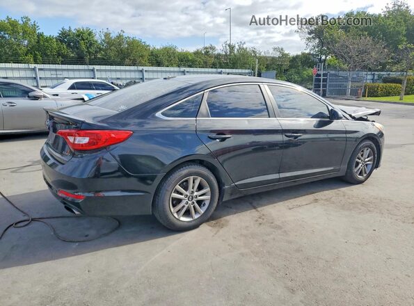 5NPE24AF7GH402069 2016 HYUNDAI SONATA Black უკანა მარჯვენა