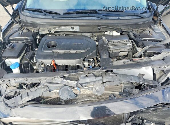 5NPE24AF7GH402069 2016 HYUNDAI SONATA Black უკანა სალონის ხედი