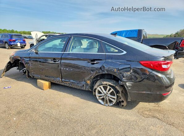 5NPE24AF7GH407952 2016 HYUNDAI SONATA Black Tył lewy