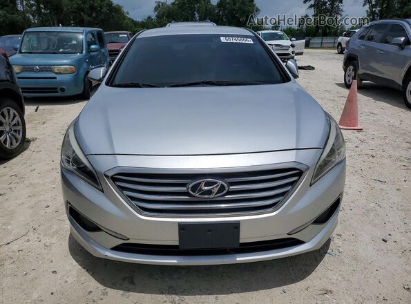 5NPE24AF7HH492602 2017 HYUNDAI SONATA Silver წინა ხედი