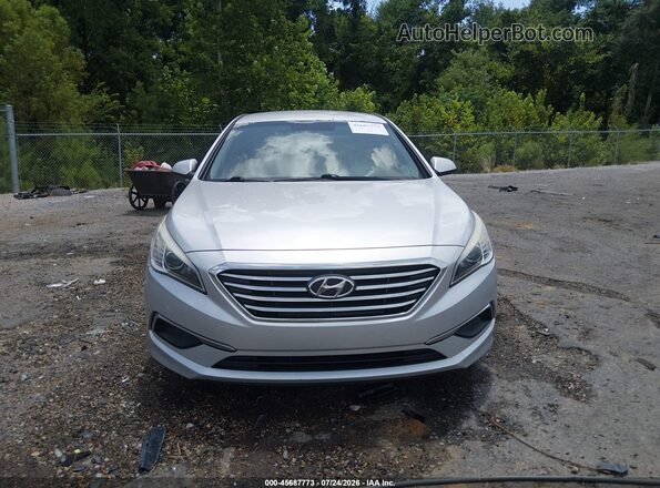 5NPE24AF7HH525324 2017 HYUNDAI SONATA Silver Vista del cuadro de instrumentos