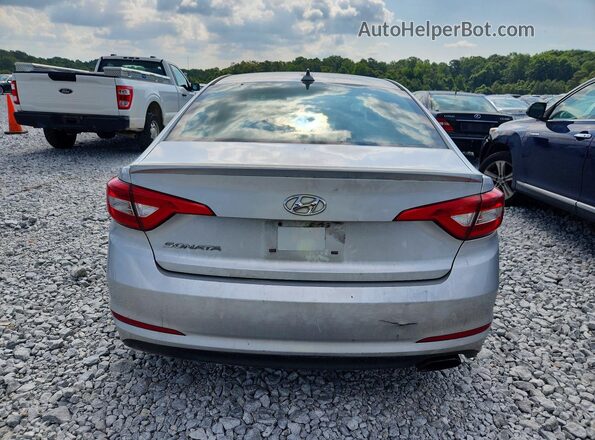 5NPE24AF7HH571137 2017 HYUNDAI SONATA Silver Rear view