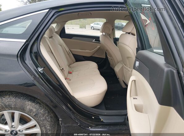 5NPE24AF7HH587340 2017 HYUNDAI SONATA Black VIN sticker view