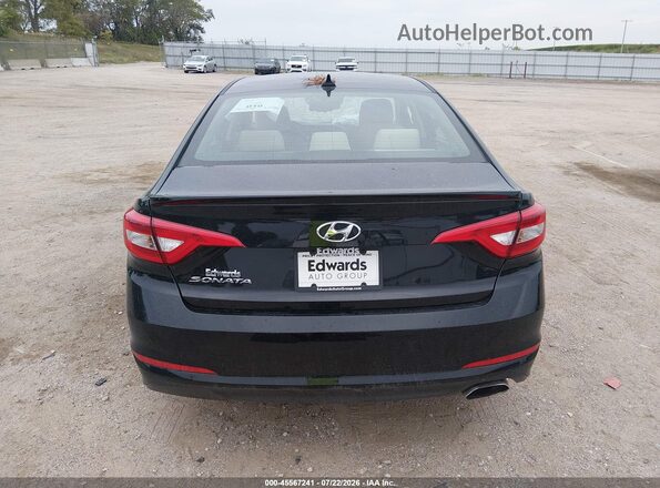 5NPE24AF7HH587340 2017 HYUNDAI SONATA Black 