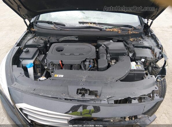 5NPE24AF7HH587340 2017 HYUNDAI SONATA Black Rear view