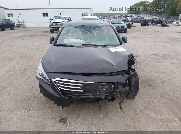 5NPE24AF7HH587340 2017 HYUNDAI SONATA Black Instrument cluster view