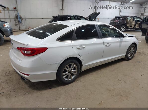 5NPE24AF7HH589038 2017 HYUNDAI SONATA White Tył prawy