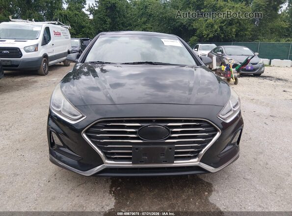 5NPE24AF7JH600514 2018 HYUNDAI SONATA Черный Вид щитка приборов