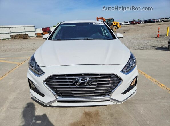 5NPE24AF7KH751421 2019 HYUNDAI SONATA Белый Вид спереди