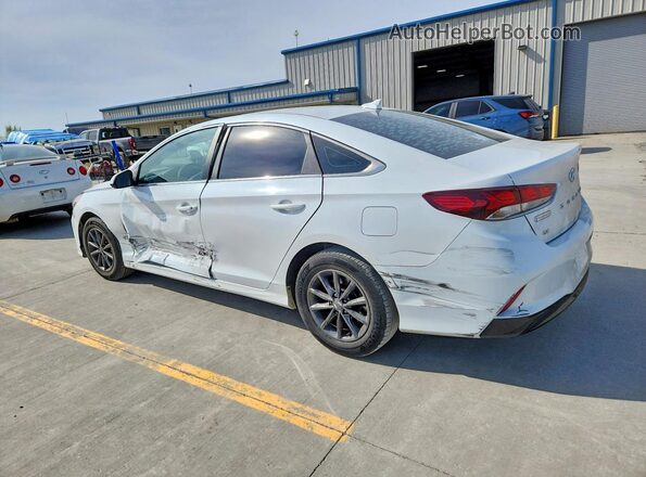 5NPE24AF7KH751421 2019 HYUNDAI SONATA Белый Задняя левая четверть