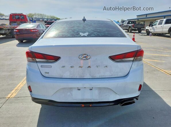 5NPE24AF7KH751421 2019 HYUNDAI SONATA Белый Вид сзади
