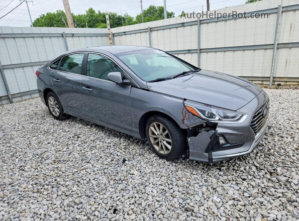 5NPE24AF7KH754917 2019 HYUNDAI SONATA Gray Przód prawy