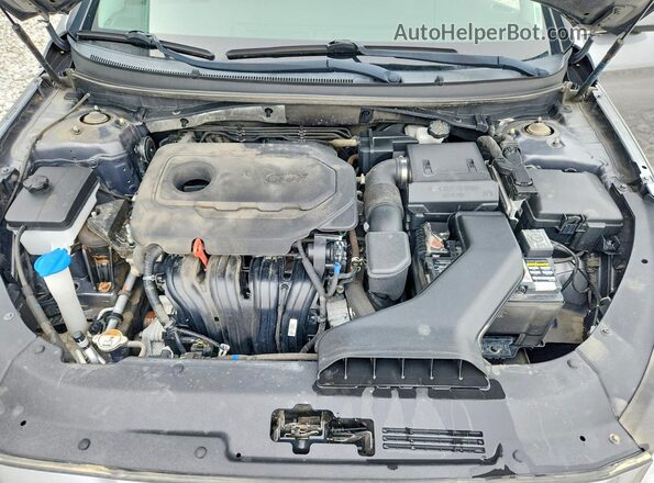 5NPE24AF7KH754917 2019 HYUNDAI SONATA Gray Widok wnętrza z tyłu