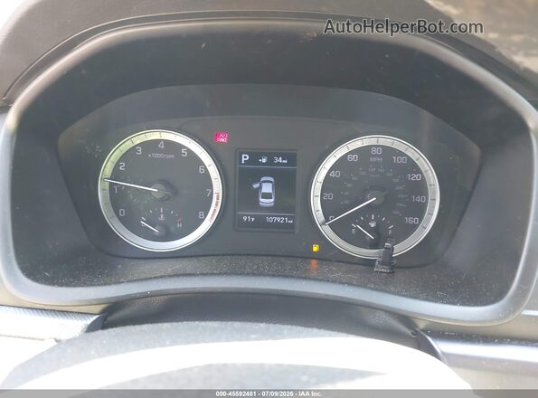 5NPE24AF7KH755517 2019 HYUNDAI SONATA Silver Rear seats view