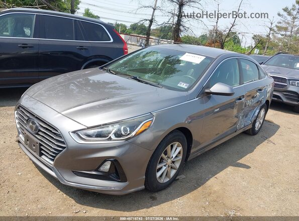 5NPE24AF7KH761396 2019 HYUNDAI SONATA Gray Przód lewy