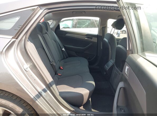 5NPE24AF7KH761396 2019 HYUNDAI SONATA Gray Widok naklejki z numerem VIN