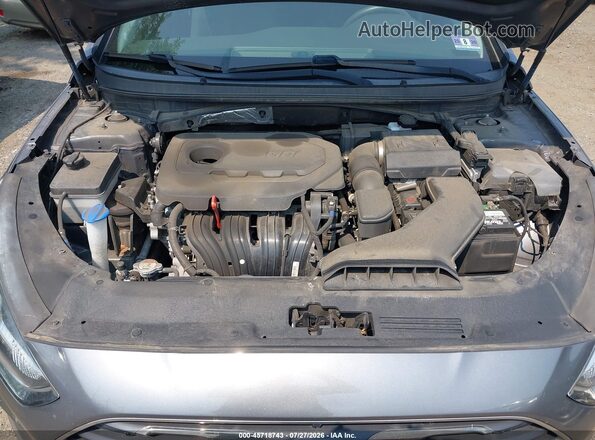5NPE24AF7KH761396 2019 HYUNDAI SONATA Gray Widok z tyłu