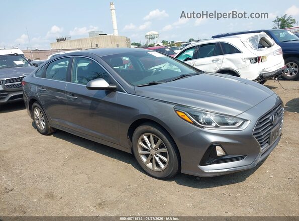 5NPE24AF7KH761396 2019 HYUNDAI SONATA Gray Widok wnętrza z tyłu