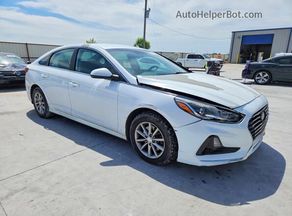 5NPE24AF7KH779283 2019 HYUNDAI SONATA White Front right