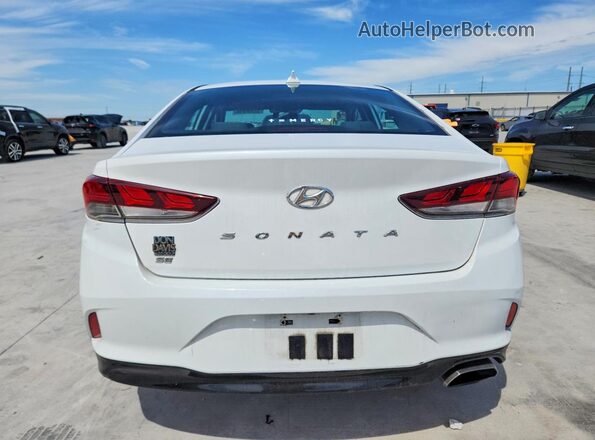 5NPE24AF7KH779283 2019 HYUNDAI SONATA White Rear view