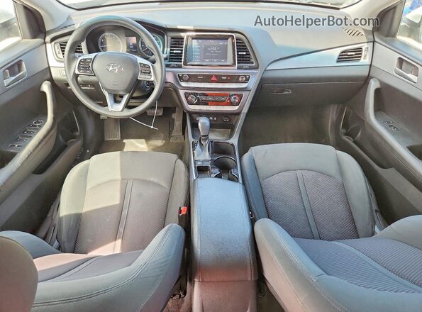 5NPE24AF7KH779283 2019 HYUNDAI SONATA White Dashboard view