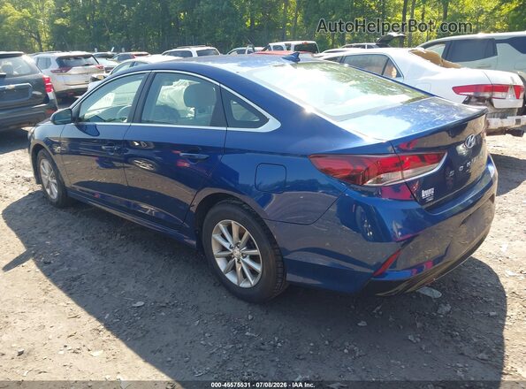 5NPE24AF7KH779297 2019 HYUNDAI SONATA Синий Задняя левая четверть