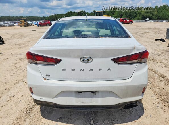 5NPE24AF7KH814355 2019 HYUNDAI SONATA Белый Вид сзади