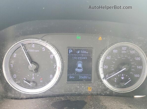 5NPE24AF7KH817112 2019 HYUNDAI SONATA Black ხელსაწყოთა პანელის ხედი