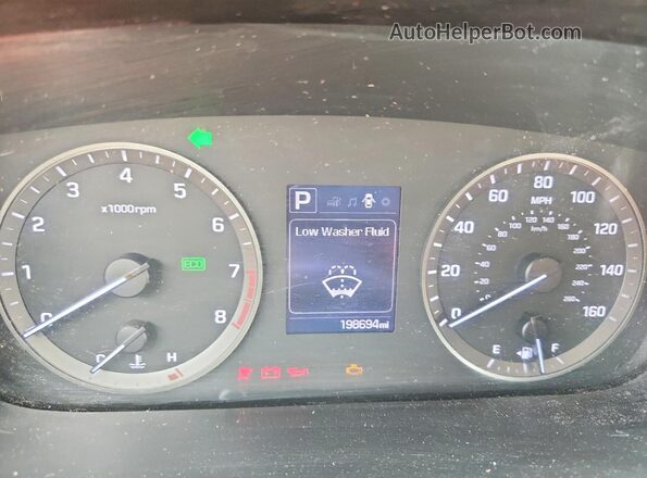 5NPE24AF8GH298157 2016 HYUNDAI SONATA Silver Սարքավորումների վահանակի տեսք